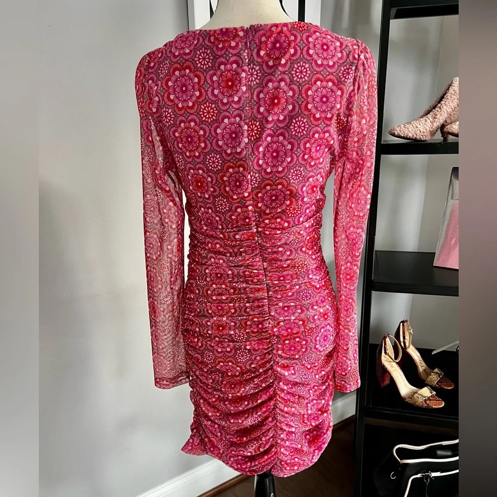 BCBGeneration Pink Long Sleeve Dress - Picture 4 of 9